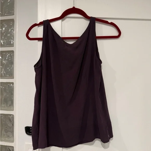 Eileen Fisher Rich Plum Tank Top - Picture 6 of 6